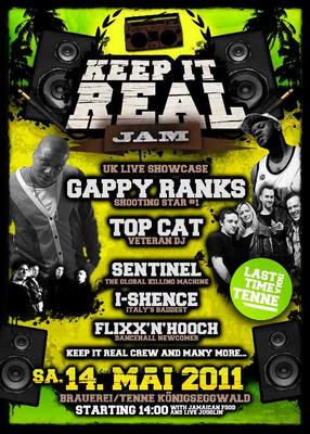 Party Flyer: Keep It Real Jam 2011 am 14.05.2011 in Knigseggwald