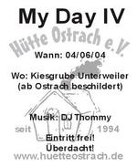 MY-DAY (zwischen Ostrach und Unterweiler) am Freitag, 04.06.2004
