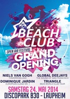 BEACH CLUB GRAND OPENING @ Disco Park B30 am Samstag, 24.05.2014
