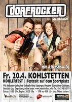 Dorfrocker beim Khlerfest in Kohlstetten am Freitag, 20.04.2018